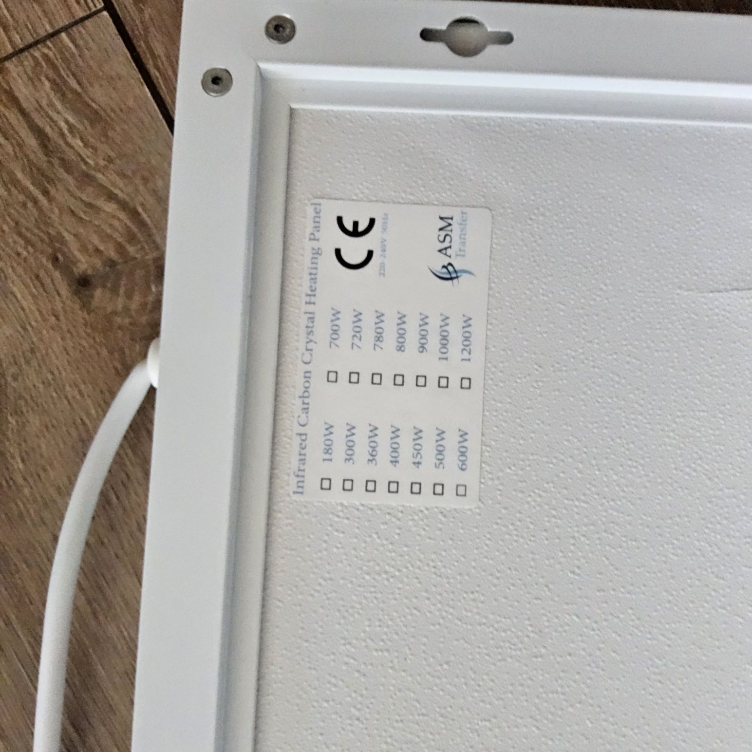 Panel Grzejnik IR Podczerwień. 600w