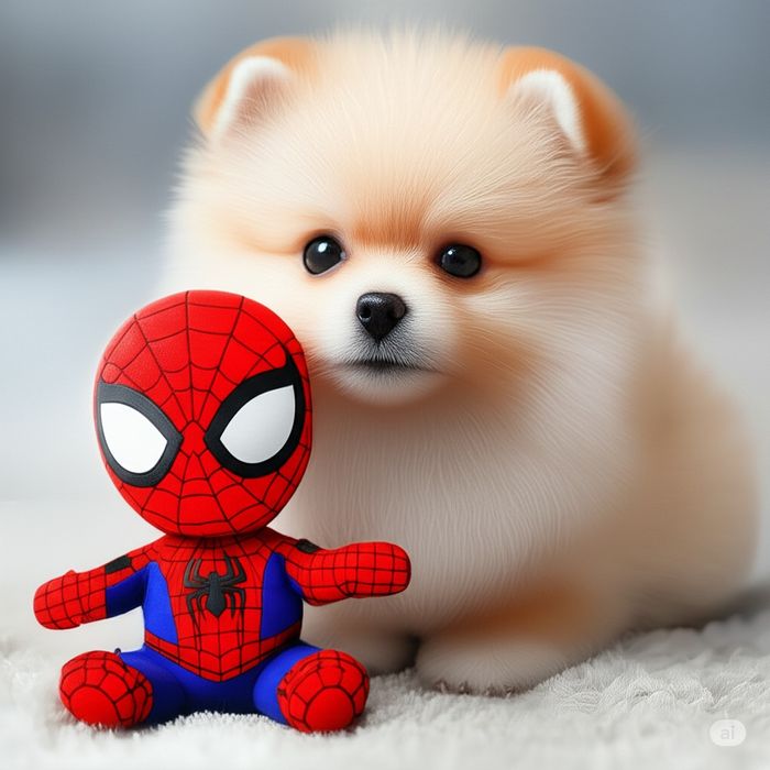 Милі цікаві ! Померанський шпіц