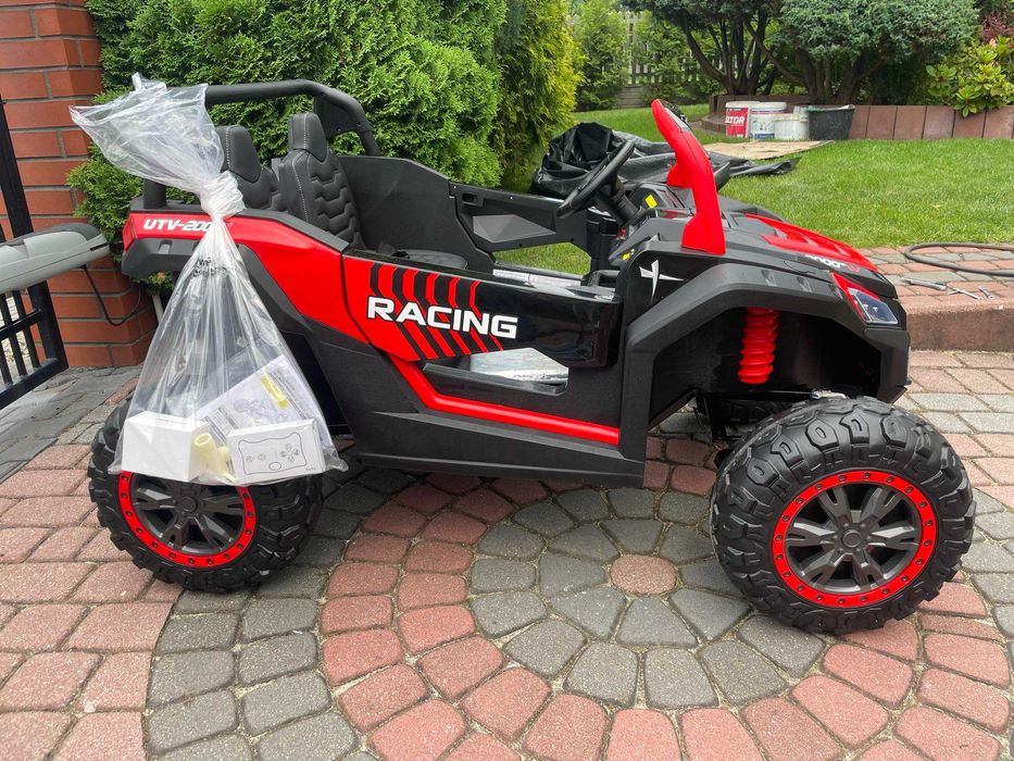 MEGAAUTKA.PL Ogromny Buggy Auto na akumulator dla 2 dzieci 4X200W 24V