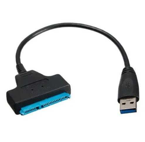 кабель переходник SATA на USB подключение SSD, HDD 2.5, 3.5 дисков