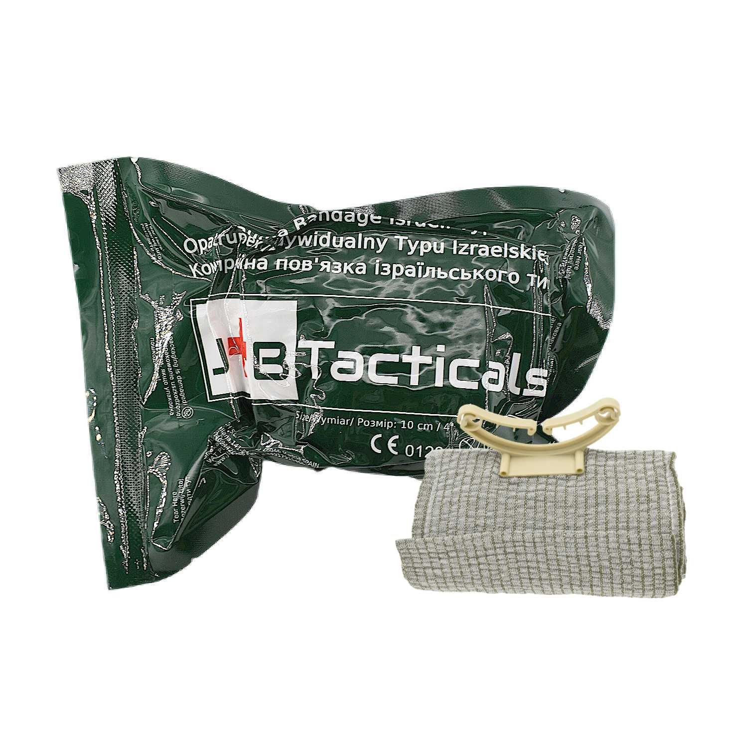 50 x Bandaż Izraelski 10 cm JB TACTICALS trauma bandage opatrunek 4"