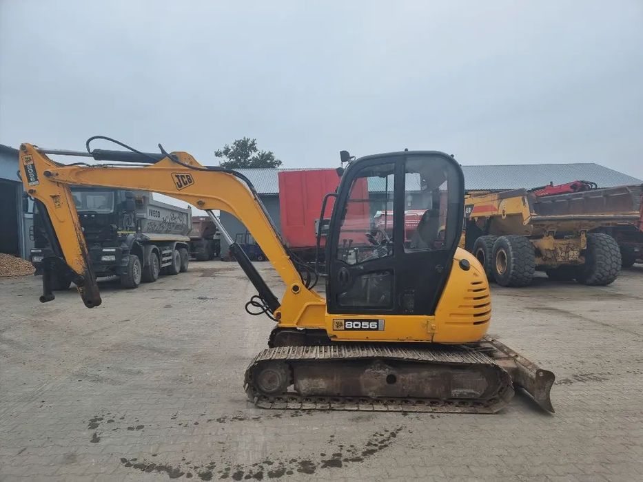JCB 8056  Minikoparka 65.000 netto JCB 8056, możliwa zamiana