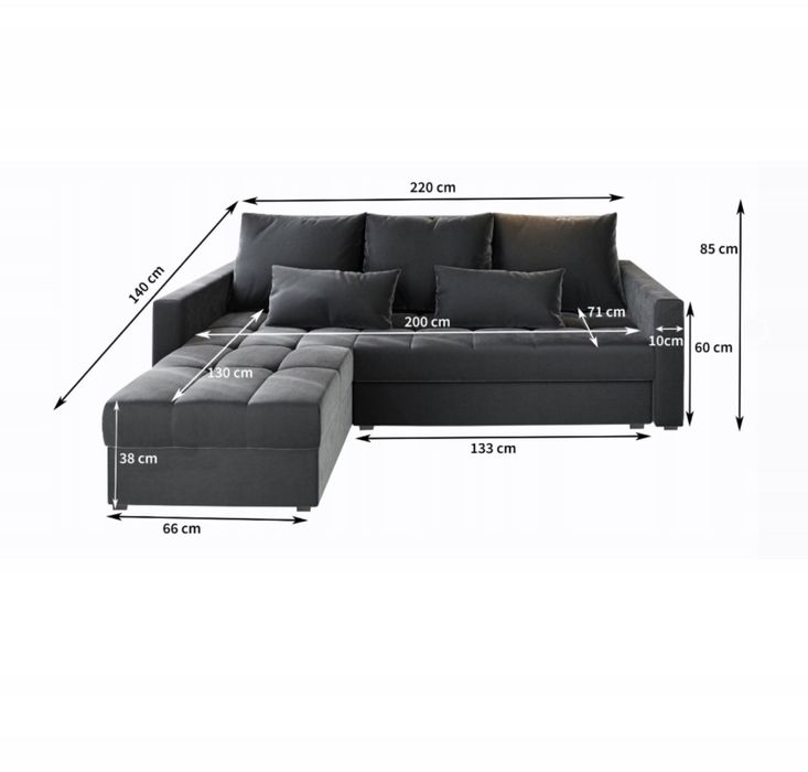 Sofa Narożnik tapicerowany   PROMOCJA!!!