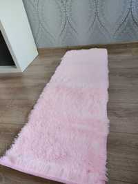 Nowy różowy dywan puszysty 40X120