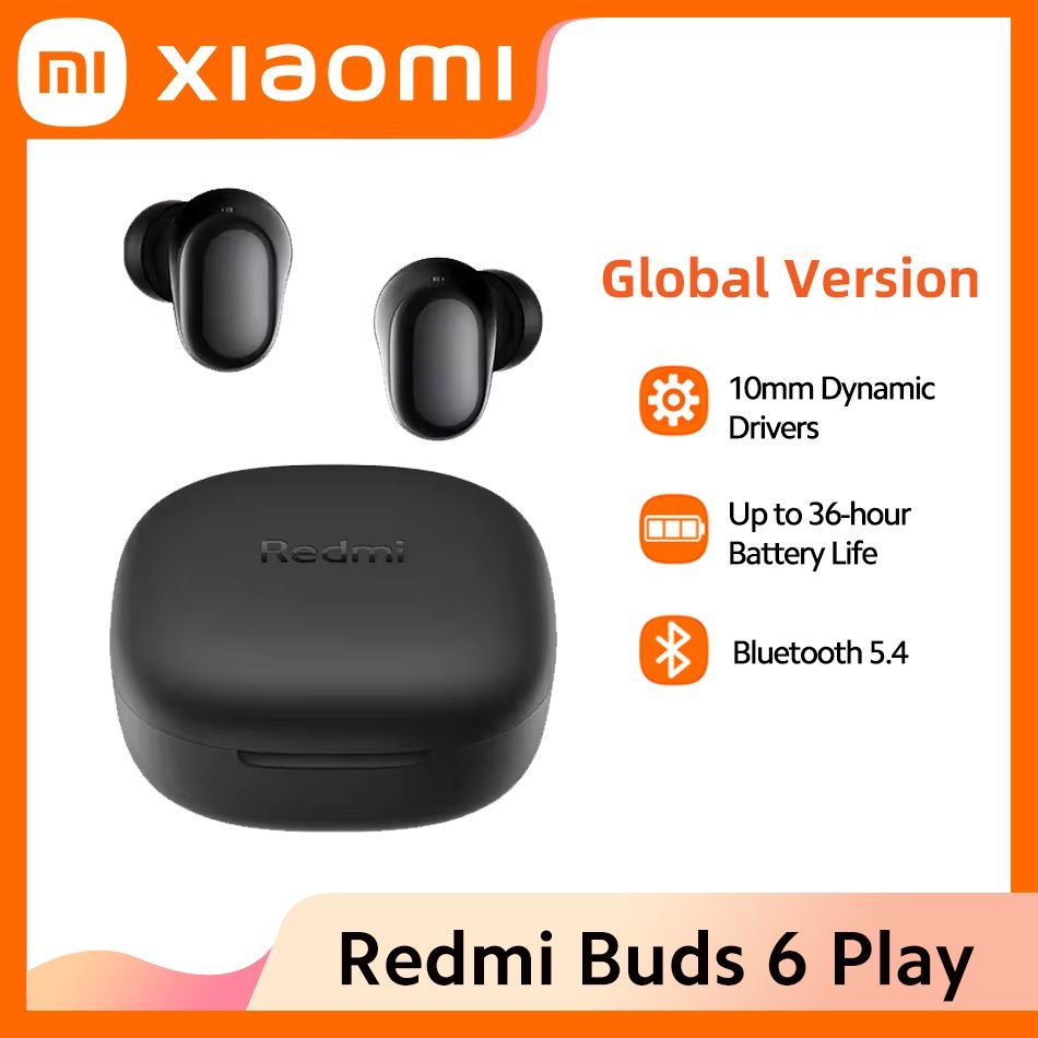TWS Bluetooth Бездротові навушники Redmi buds 6 play, Realfit, Umidigi