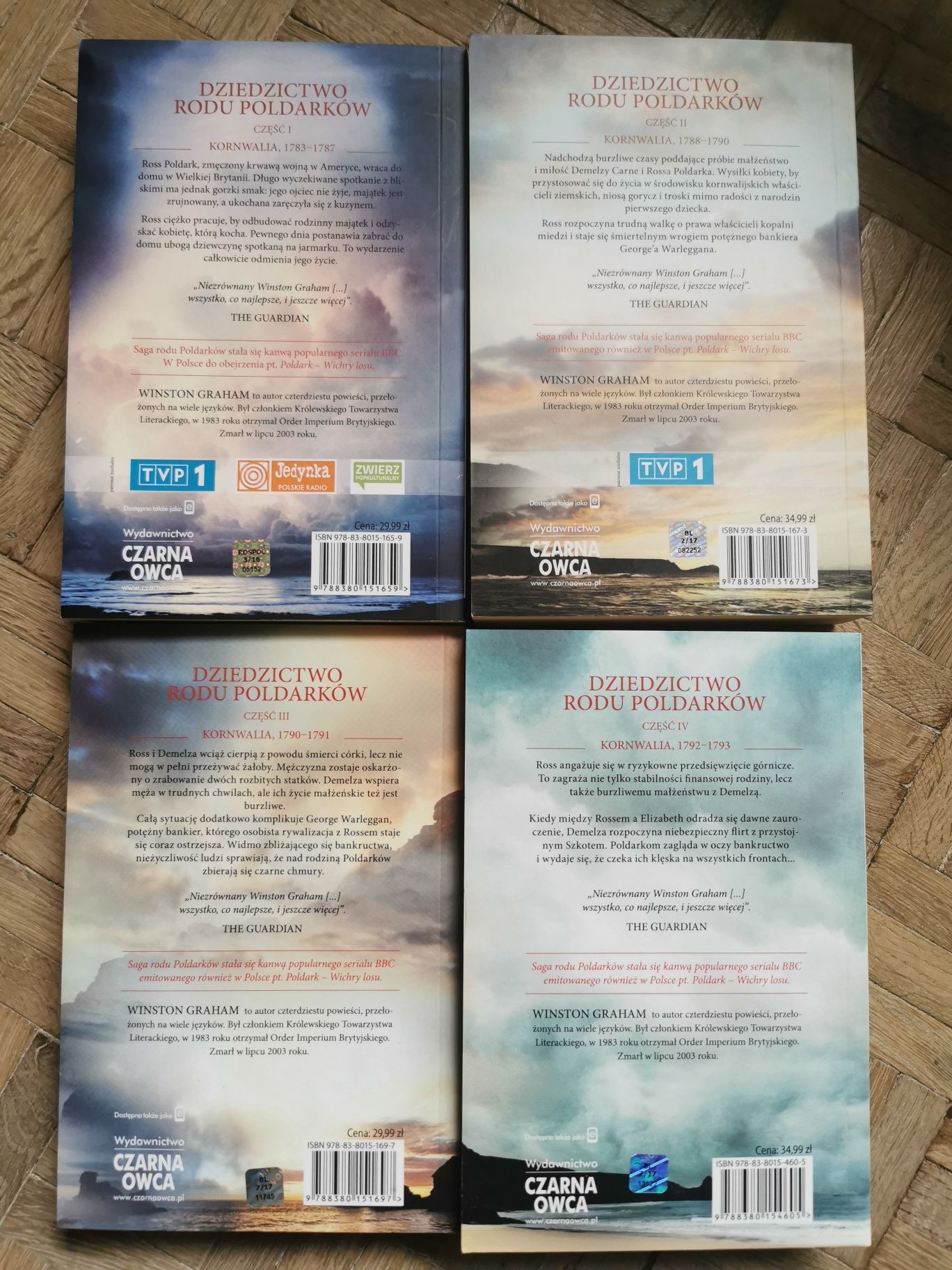 Dziedzictwo Rodu Poldarków/Poldark - Winston Graham 12 tomów
