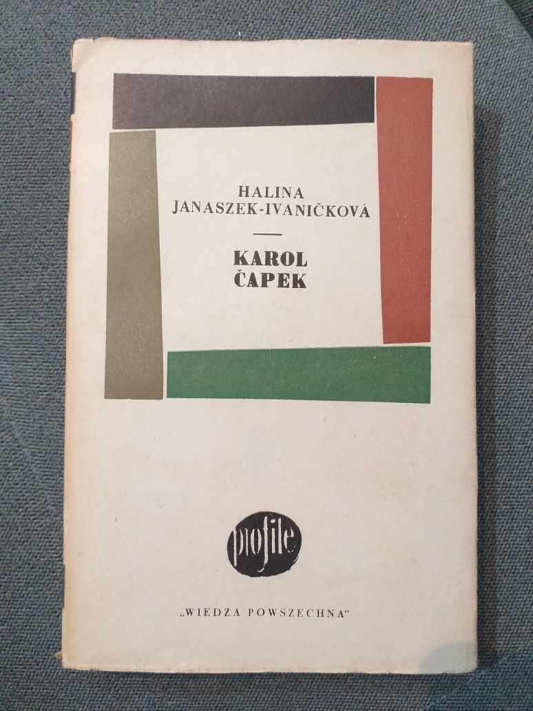 "Karol Čapek" Halina Janaszek-Ivaničkova