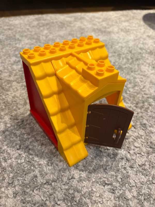 Oryginalne LEGO DUPLO daszek z drzwiami, domek