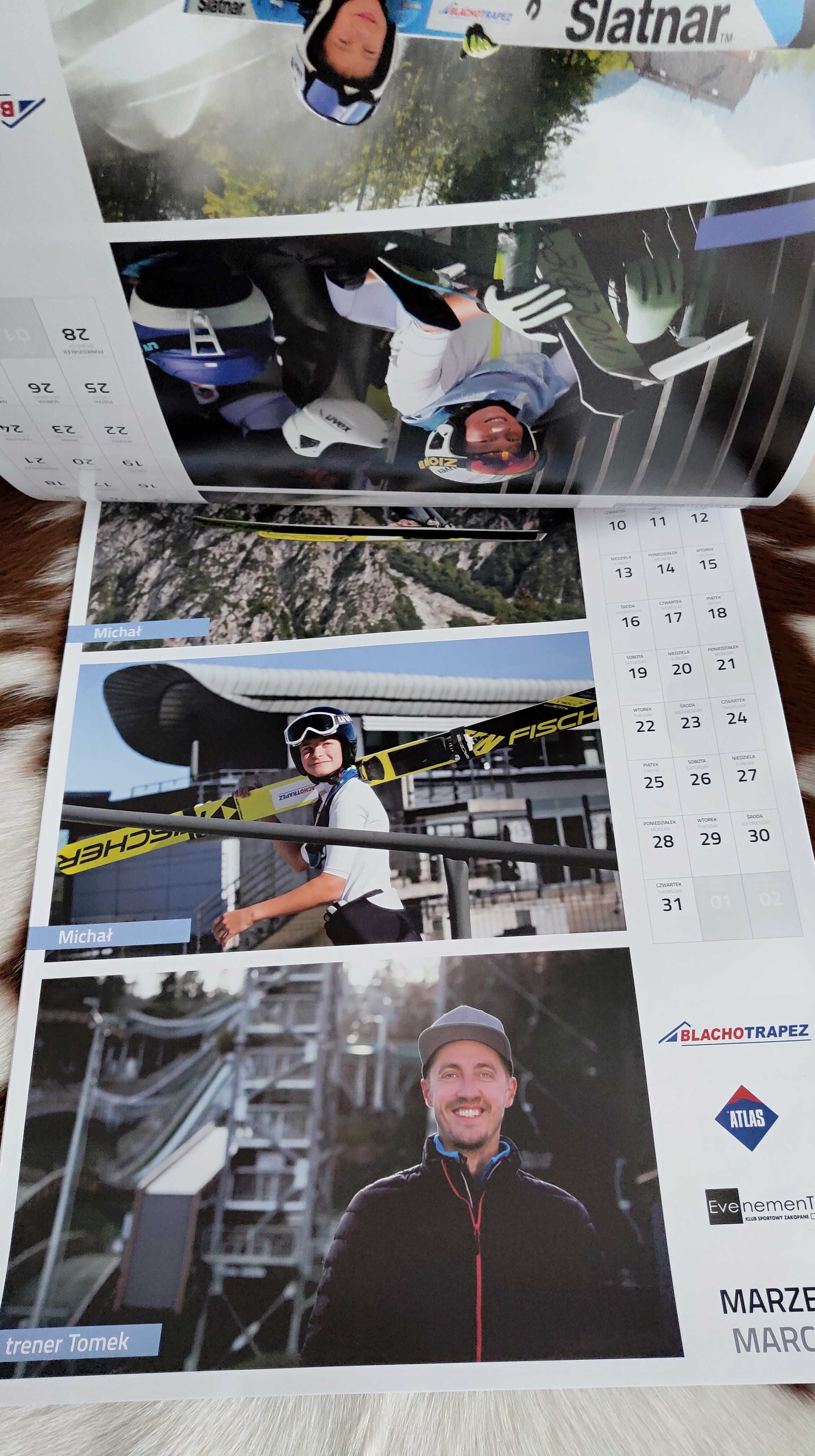 Kalendarz KS Eve-nement Zakopane 2022 z autografem Kamila Stocha