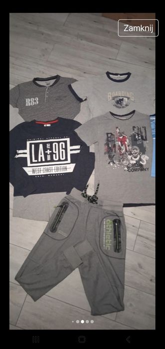 Bawełniany zestaw bluzki koszulki H&zM, Reserved 152