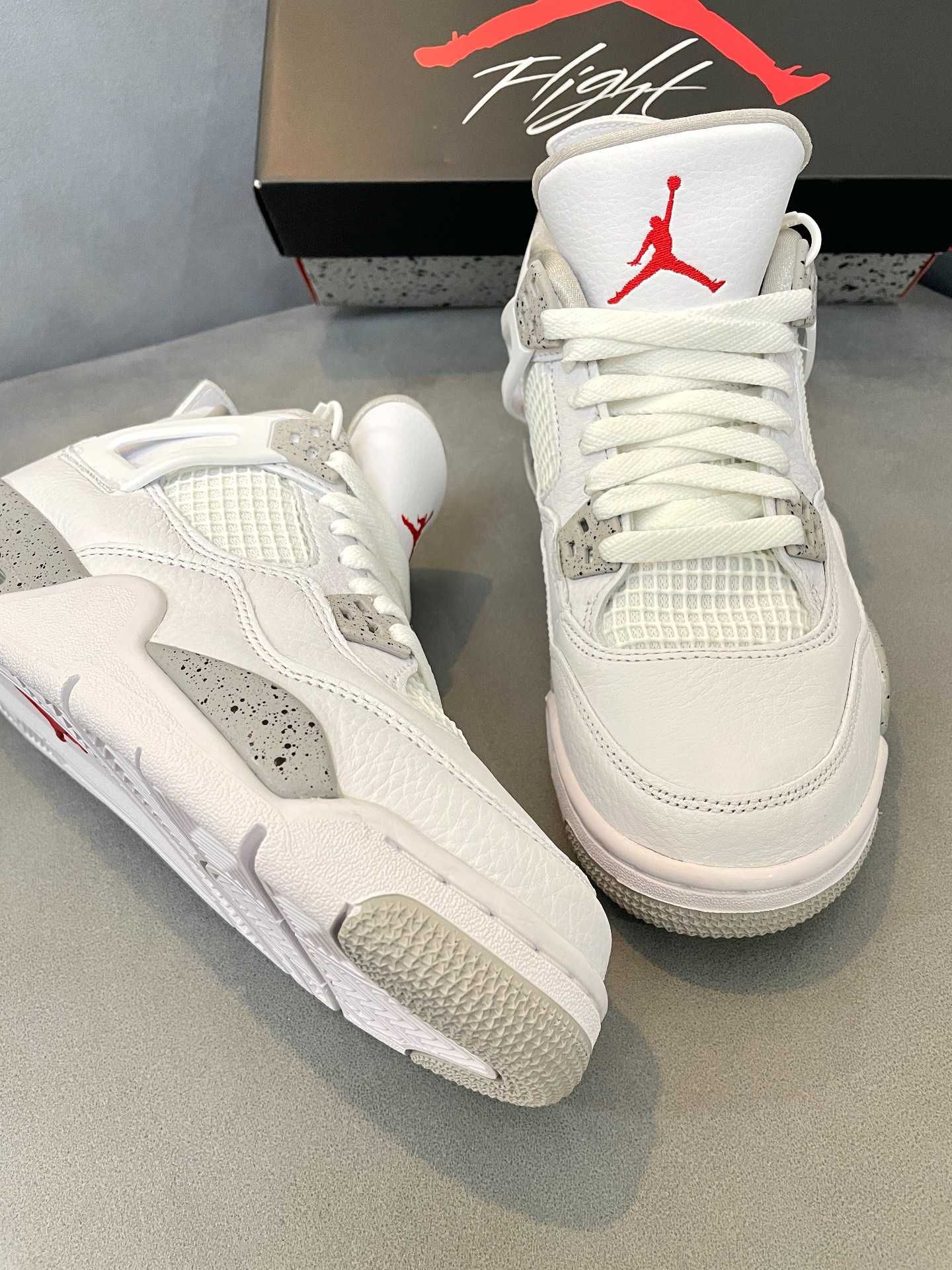 Jordan 4 Retro Białe Oreo Buty codzienne nowe z metką R.41