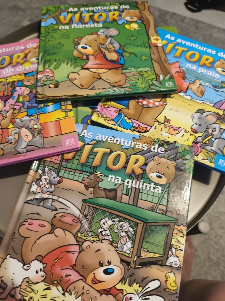 Livros infantis - Coleção As Aventuras do Vítor