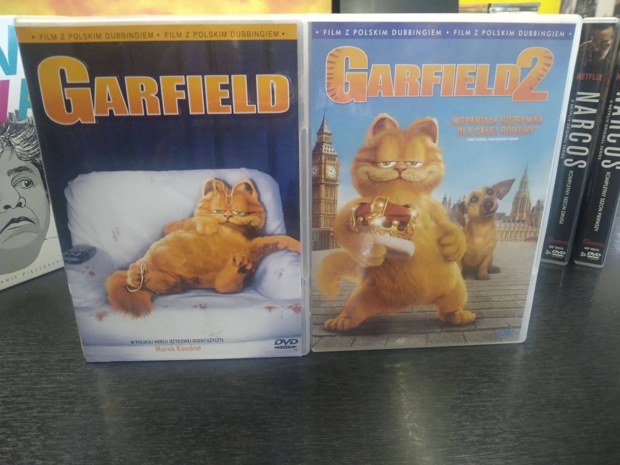 Garfield 1 + Garfield 2 dvd