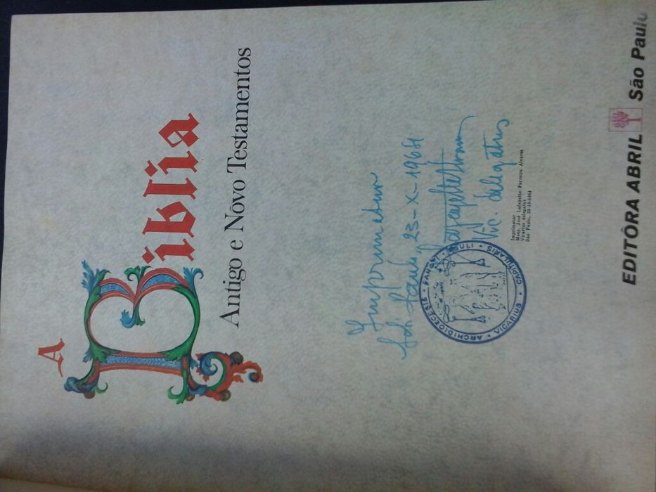Livros, Biblias