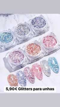 Glitters para unhas CONJUNTOS