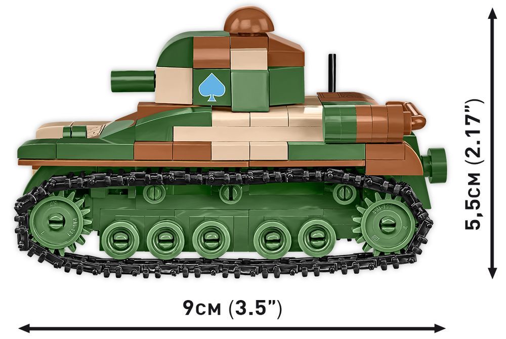 Klocki Cobi 2719 Czołg Renault R-35 Hc Ww2 258 El.