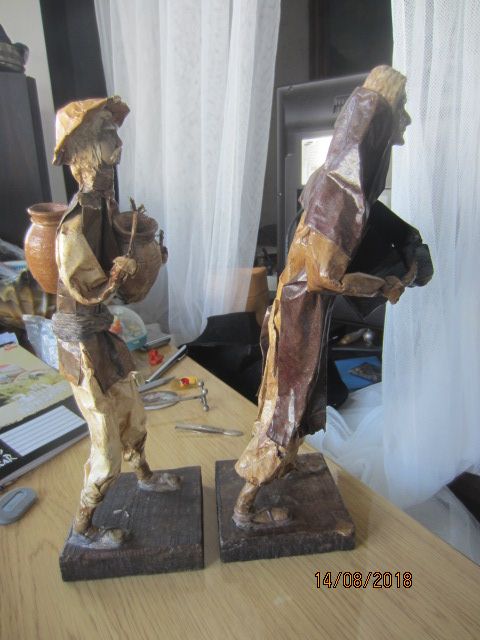 Винтаж папье-маше фигурки народное искусство мексико