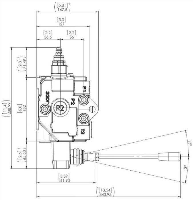 Гідророзподільник AKON KV196 (5007846000)