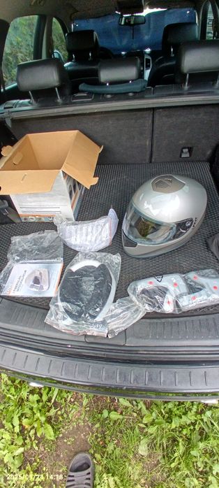 Мото шолом мотошлем Crivit M-L