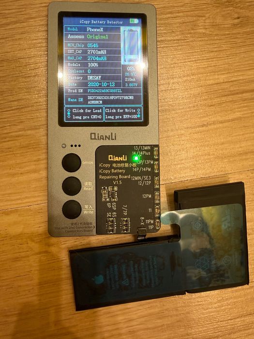 Акумулятор iPhone X 100 % ємність