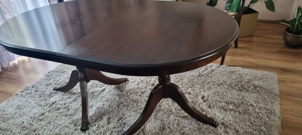 Stół w stylu ludwikowskim 160cm+50cm