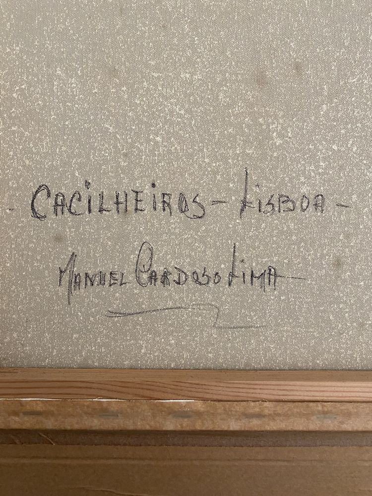 Quadro Manuel Cardoso Lima “cacilheiros”