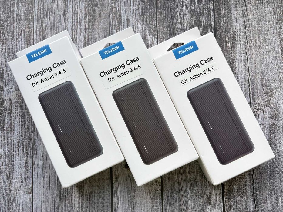 Зарядний пристрій, бокс для DJI Action 3/4/5 Pro Telesin S0-BCG-02-TDJ