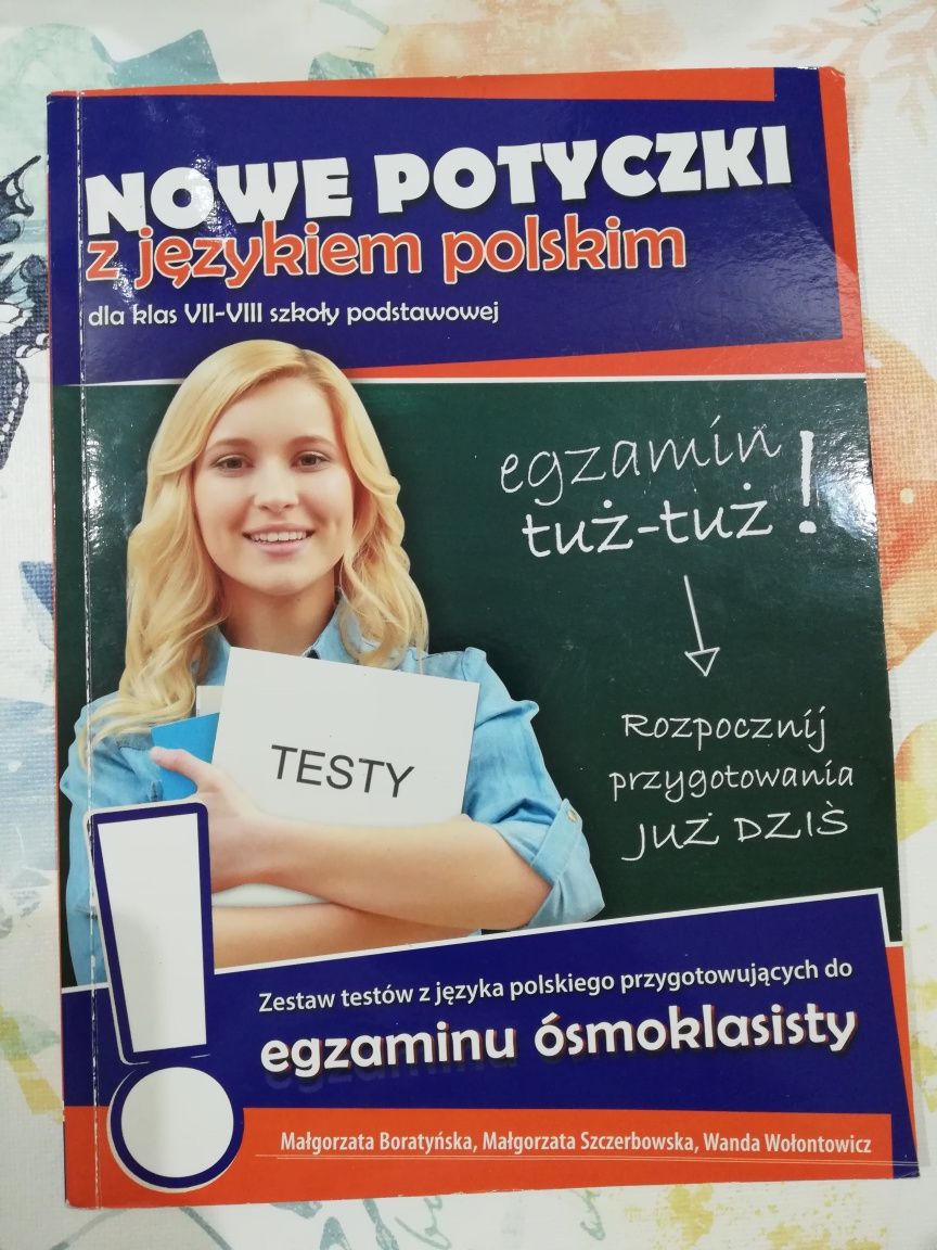 Sprzedam zestaw testów język polski egzamin ósmoklasisty Nowe potyczk