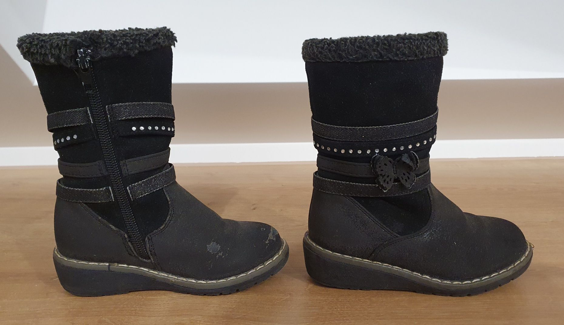 Buty 25 kozaki kozaczki dziewczynka
