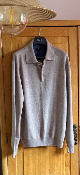 Sweter, 55 %, jedwab, 45 % kaszmir rozmiar XL.