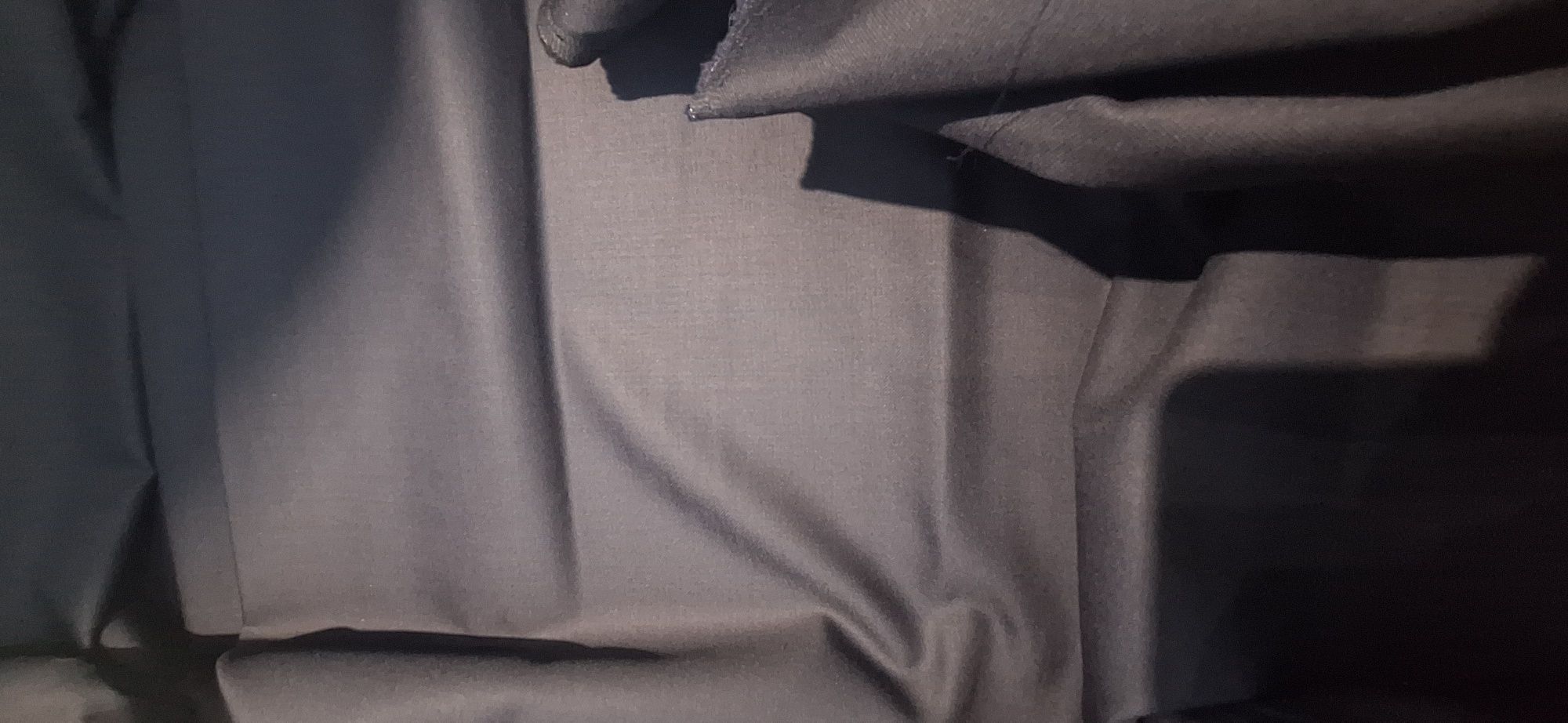 Vitale Barberis Canonico wełna włoska kupon materiał granat 3,90 m