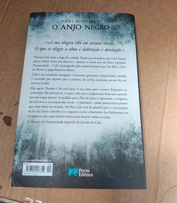 Livro "O Anjo Negro" de Paul Hoffman