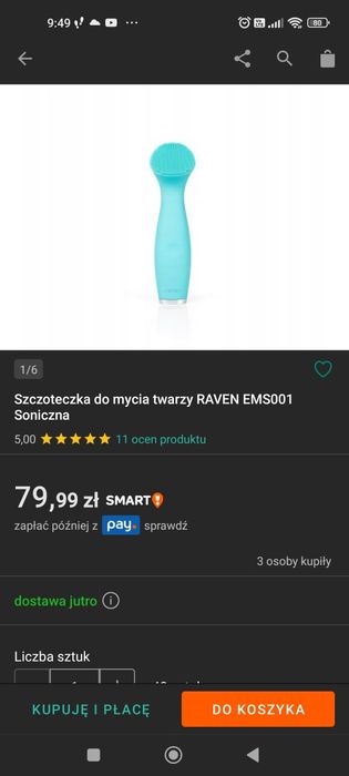 Szczoteczka soniczna do twarzy