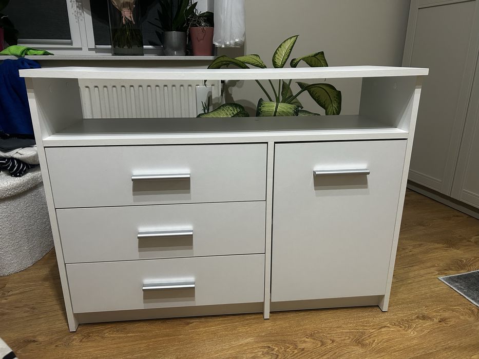 Szafka/komoda RTV biała