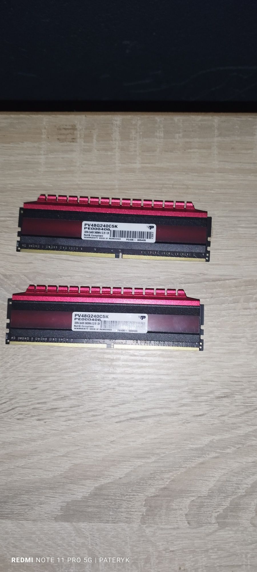 Kości ram Viper 2x4Gb 2400mhz cl15