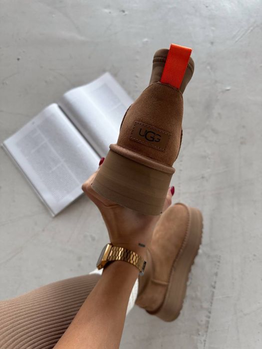 Черевики чоботи Уггі UGG Classic Mini Dipper Chestnut діппер