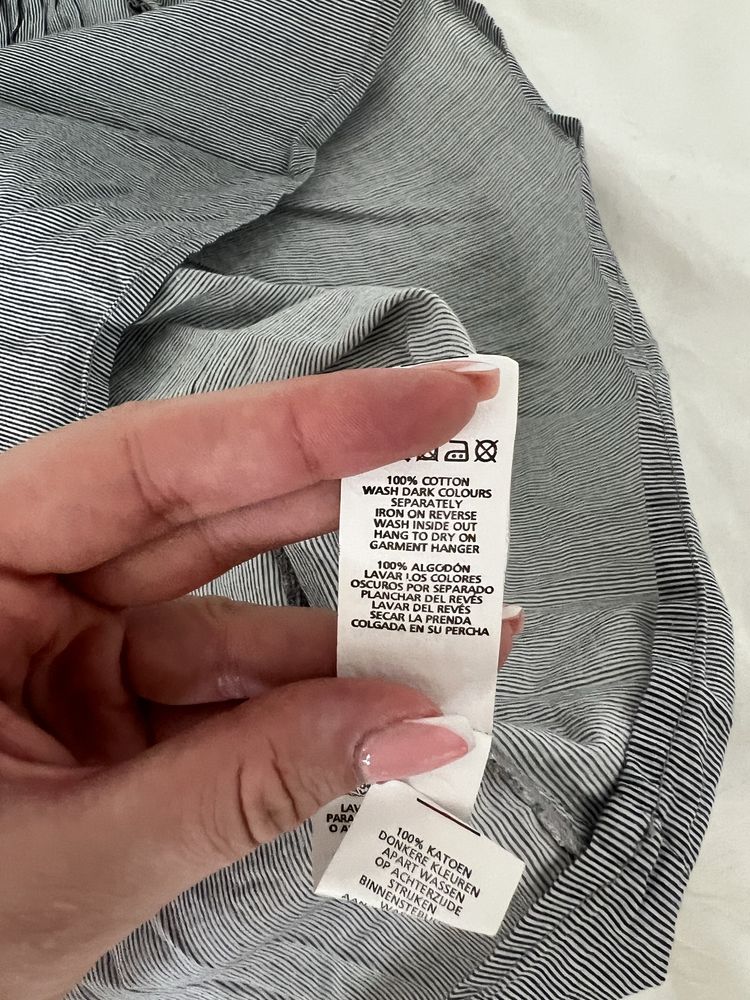 Koszula S/M Primark Atmosphere w paski wiązana y2k koszula letnia