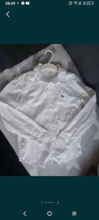 Koszula biała wizytowa elegancka chłopięca H&M 134