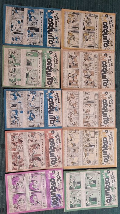 Lote 20 Revistas antigas BD O Mosquito