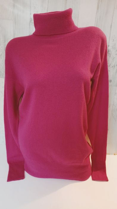 Кашемировый удлиненный свитер водолазка, свитер, гольф под горло  от б