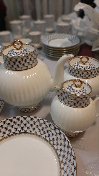 Сервіз ЛФЗ. Тюльпан, Кобальтова сітка