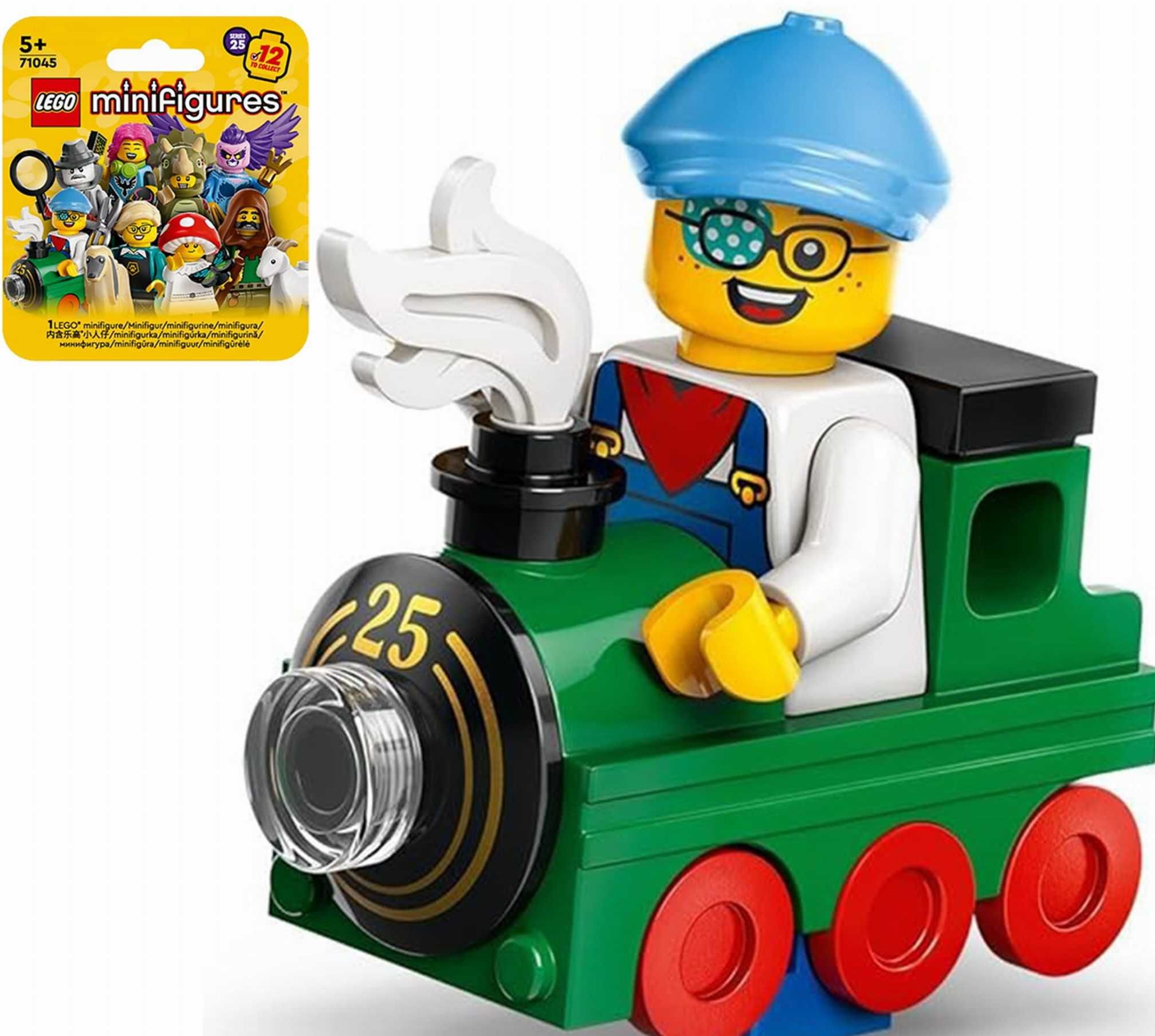 71045 - lego minifigures - mały miłośnik pociągów col25-10 / seria 25;