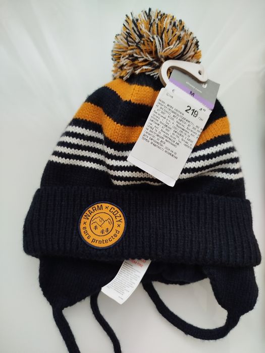 Дитячий зимовий набір шапки + шарф (розмір S, на дитину 2-х років)