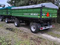 Przyczepa rolnicza IFA HW80.11 DMC12T Wywr.3 strony PALETOWA