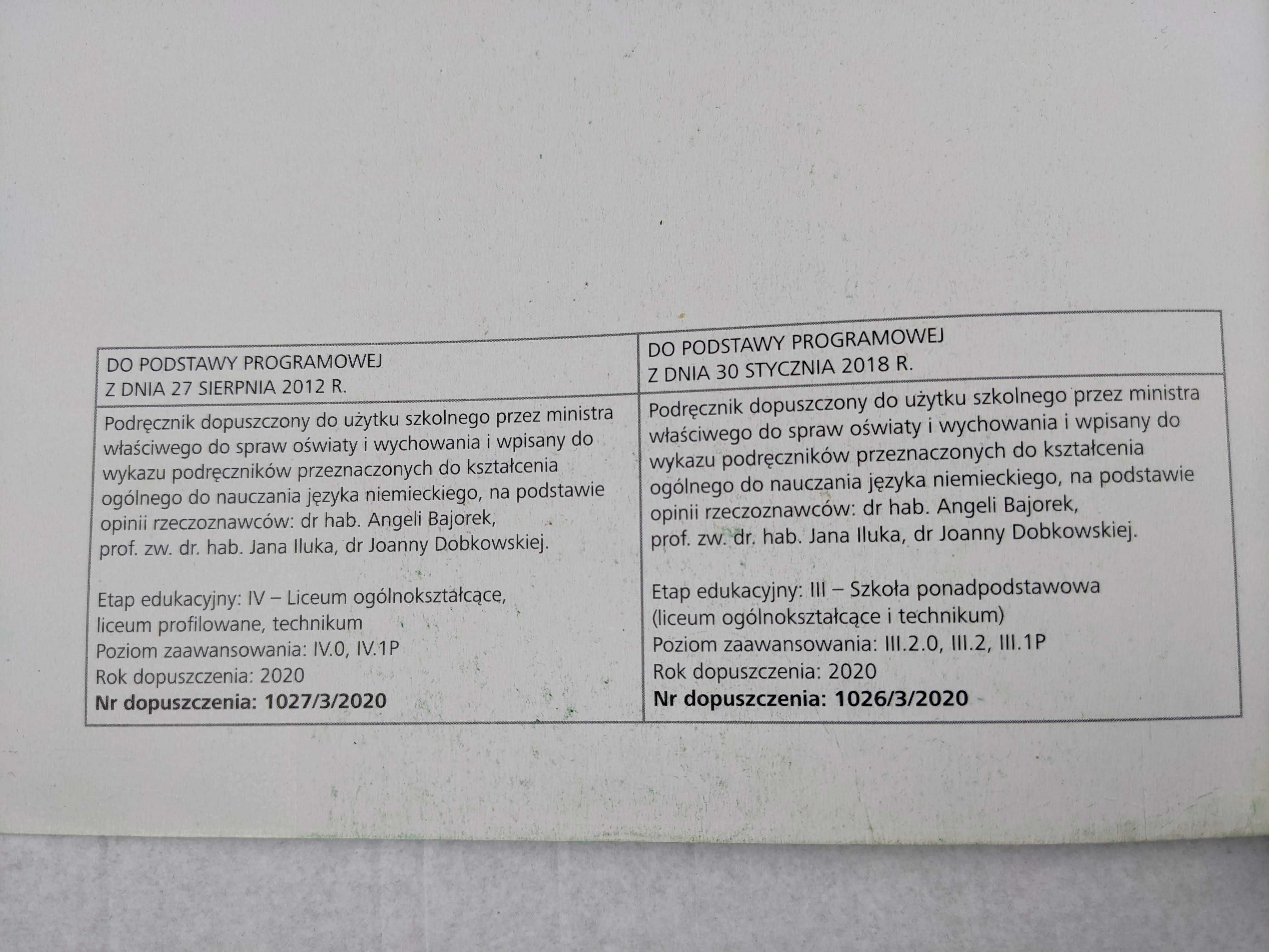 Infos Aktuell 3 Niemiecki Pearson podręcznik Liceum Technikum