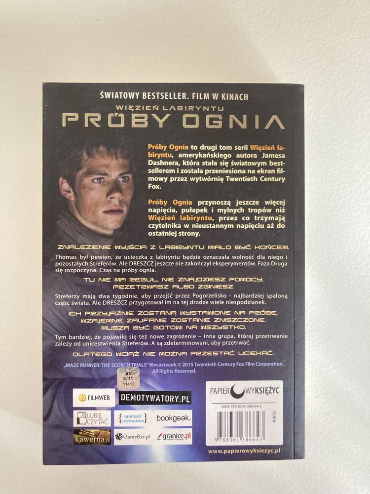 Próby Ognia - James Dashner
