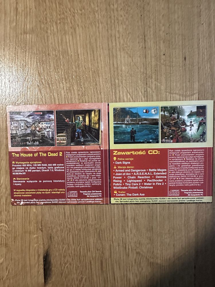 The House of The Dead + Dark Signs gry PC Click! 02/2004