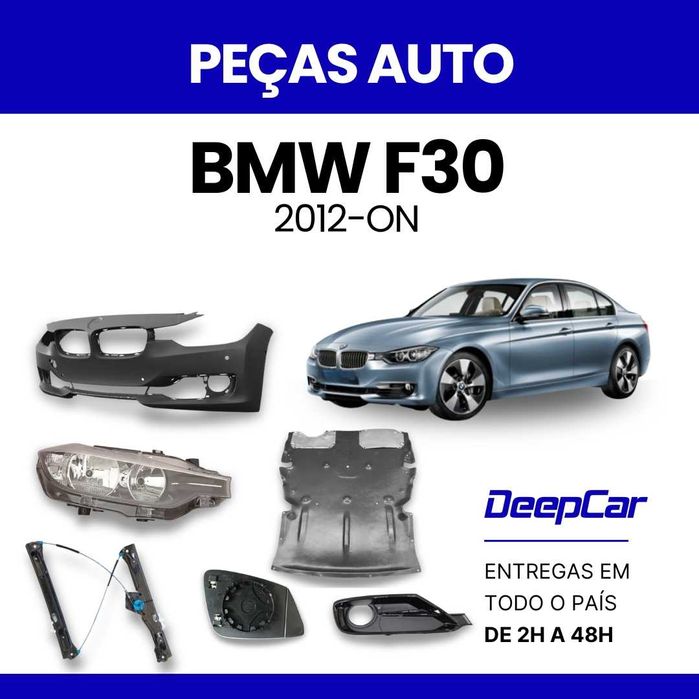 Peças BMW Série 3 F30 F31 | Para-choques, grelhas, faróis, espelhos