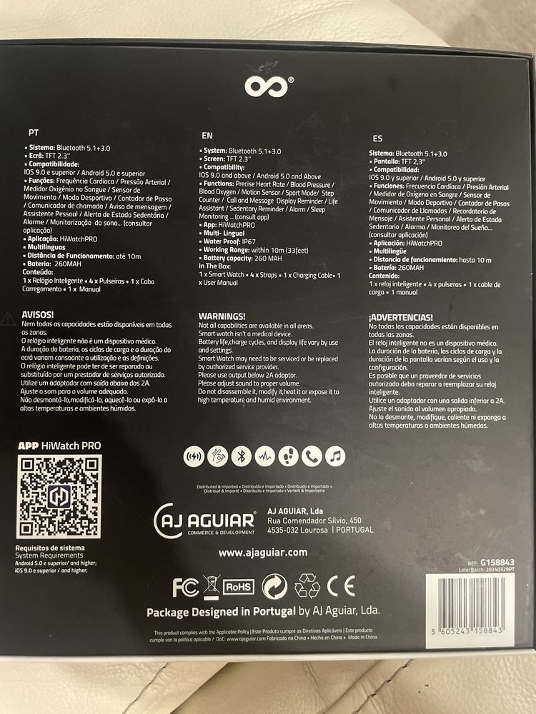 Smart watch Giros - novo