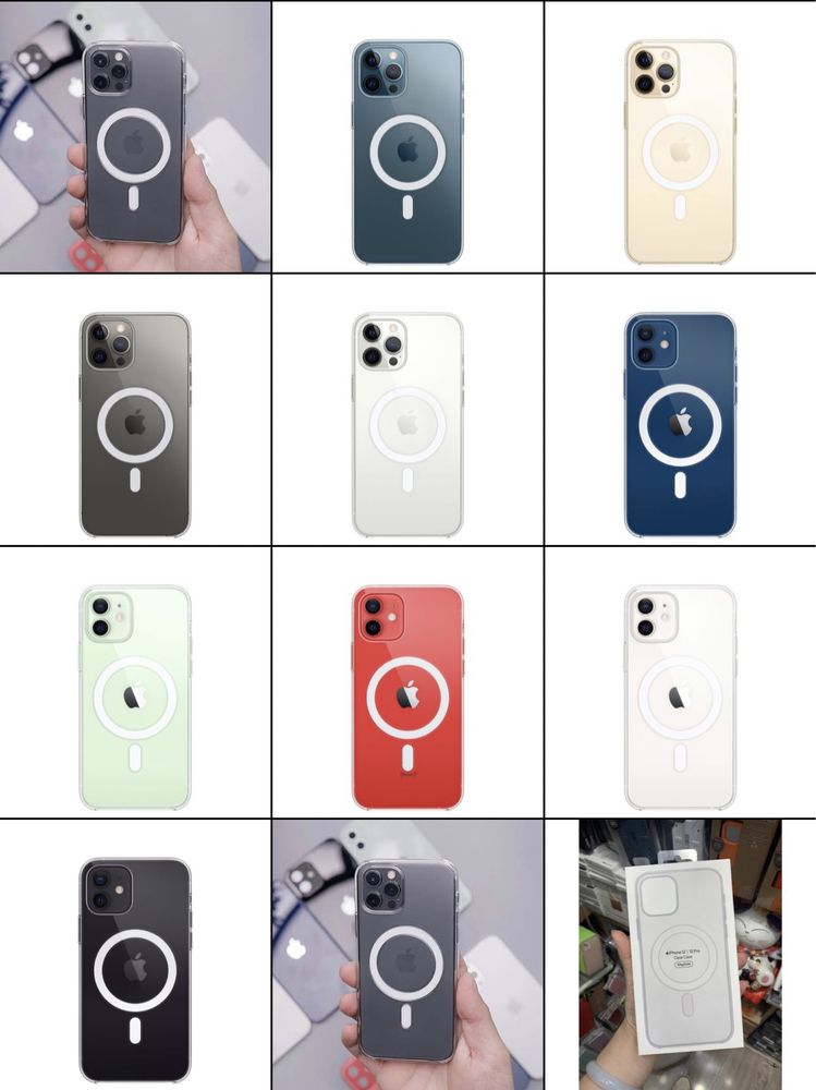 Чехол Clear Case MagSafe iPhone 12  Pro  Max Про Макс Прозрачный